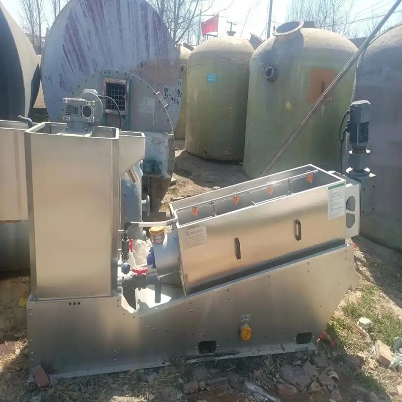 Volute Sludge Dewatering Machine